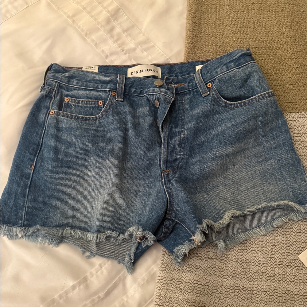 Denim Forum Ex-BF Hi-Rise Denim Short